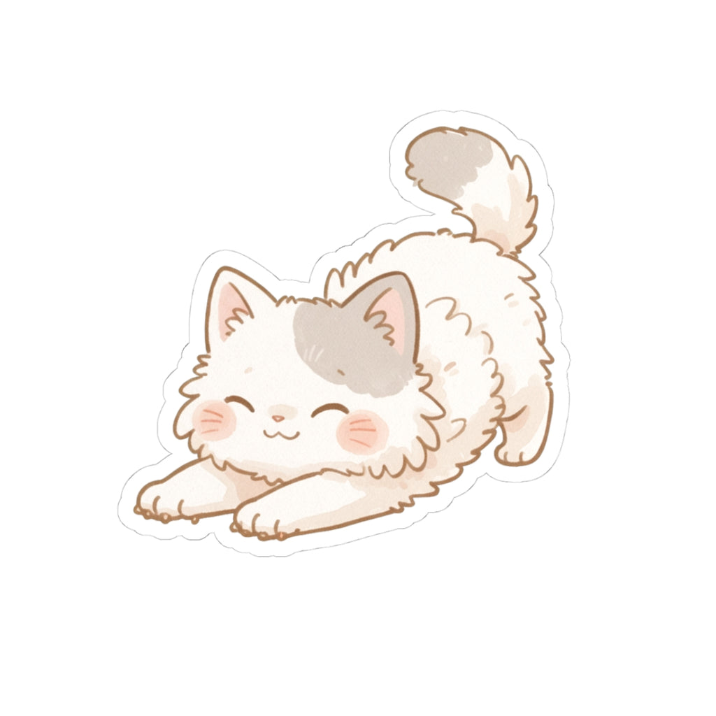 Sticker - Mishi Stretching - From Tiny Joys Bundle