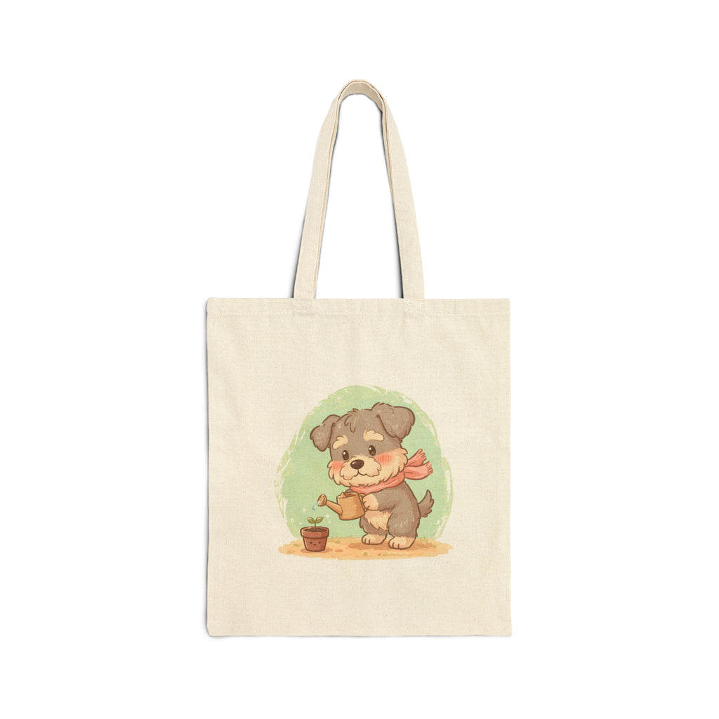 Tote Bag - Inu watering a plant