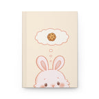 Hardcover Journal - PonPon with a cookie