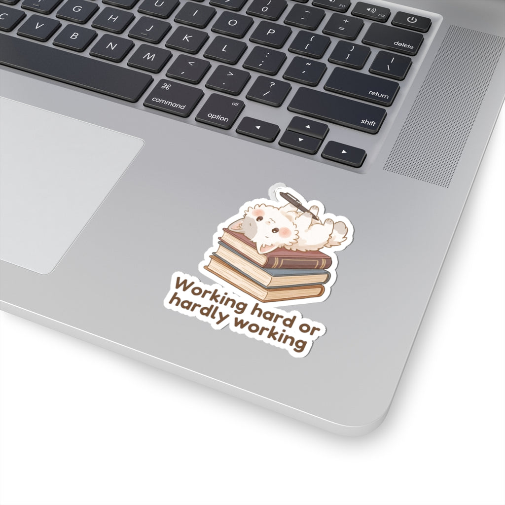 Sticker - Mishi 'Working Hard or Hardly Working' - From Slowly Productive Bundle