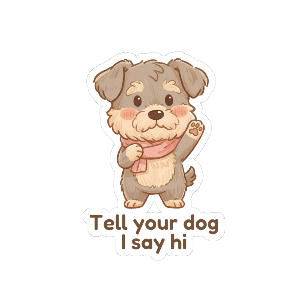 Sticker - Inu 'Tell Your Dog I Say Hi' - From Pet Diaries Bundle