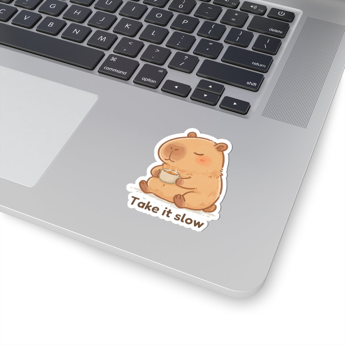 Sticker - Capi the Capybara 'Take it slow' - From Little Pep Talks Bundle