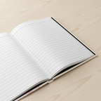 Hardcover Journal - PonPon with a cookie