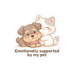 Sticker - Inu & Mishi 'Emotionally Supported By My Pet' - From Pet Diaries Bundle