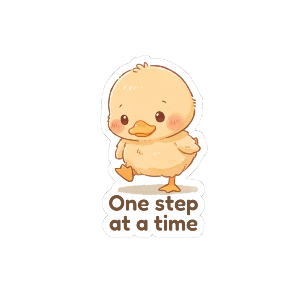 Sticker - Peepo Duck 'One Step at a Time' - From Little Pep Talks Bundle
