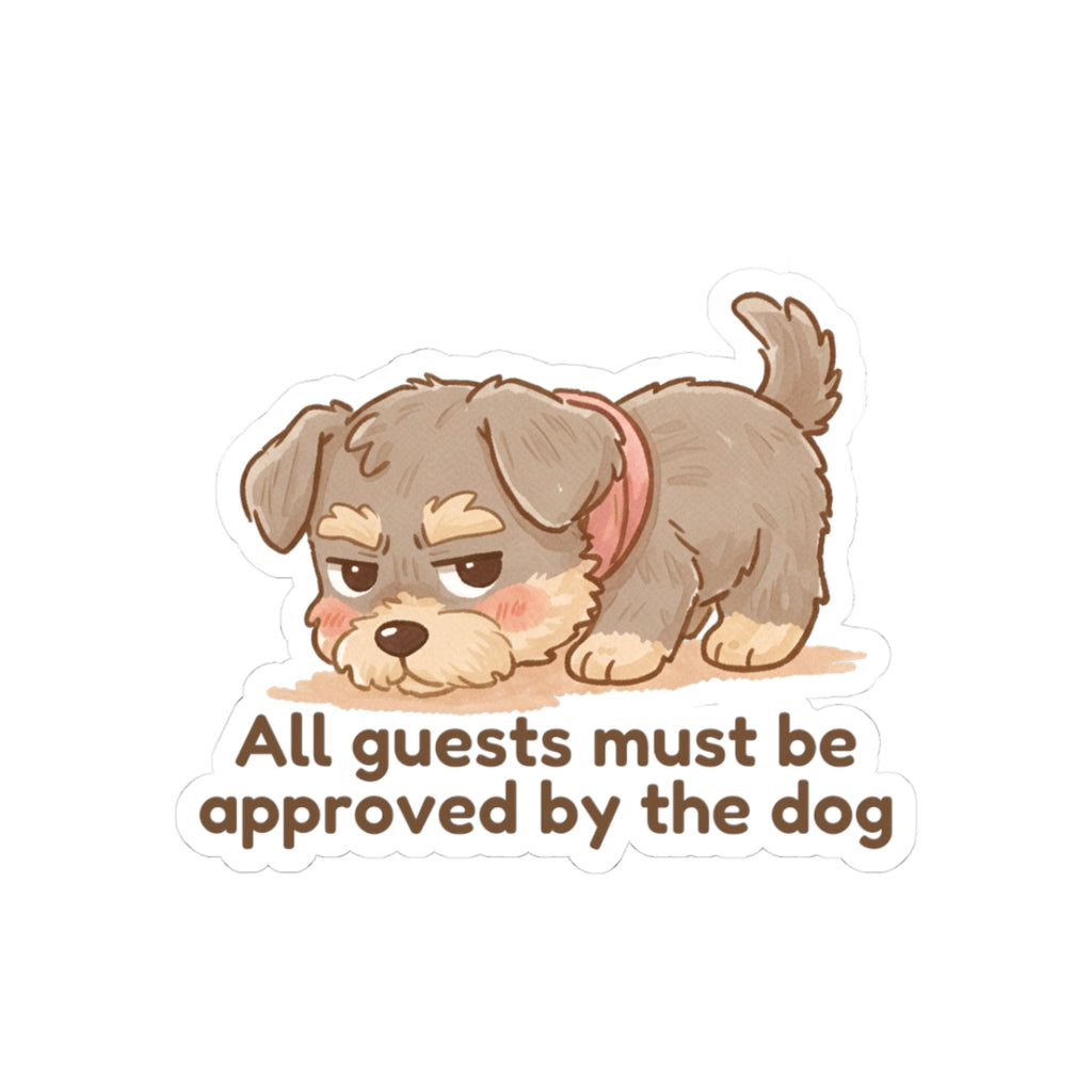 Sticker - Inu 'All Guests Must be Approved by the Dog' - From Pet Diaries Bundle