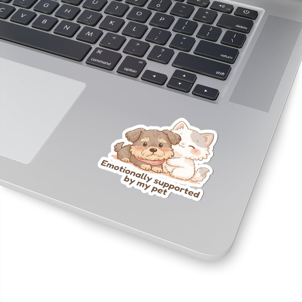 Sticker - Inu & Mishi 'Emotionally Supported By My Pet' - From Pet Diaries Bundle